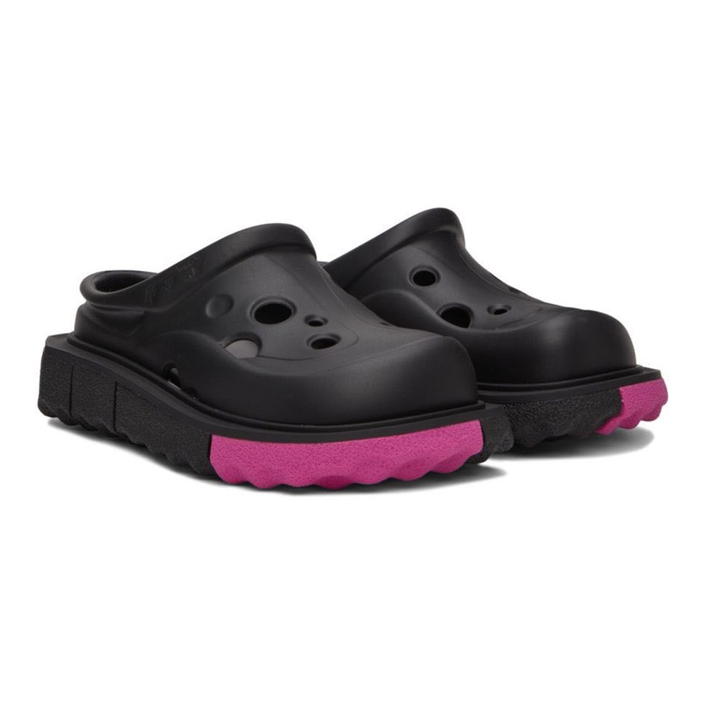 Like new OFF WHITE Meteor sponge clogs